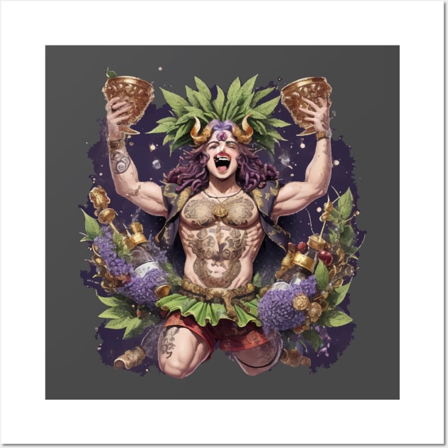 dionysus god Wall Art by godzilla